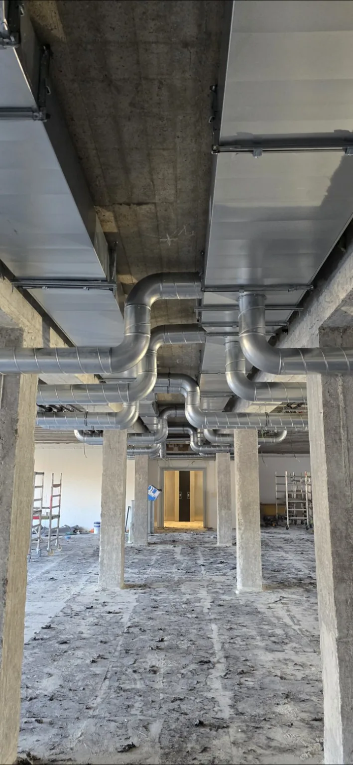 Réseau professionnel de conduits de ventilation